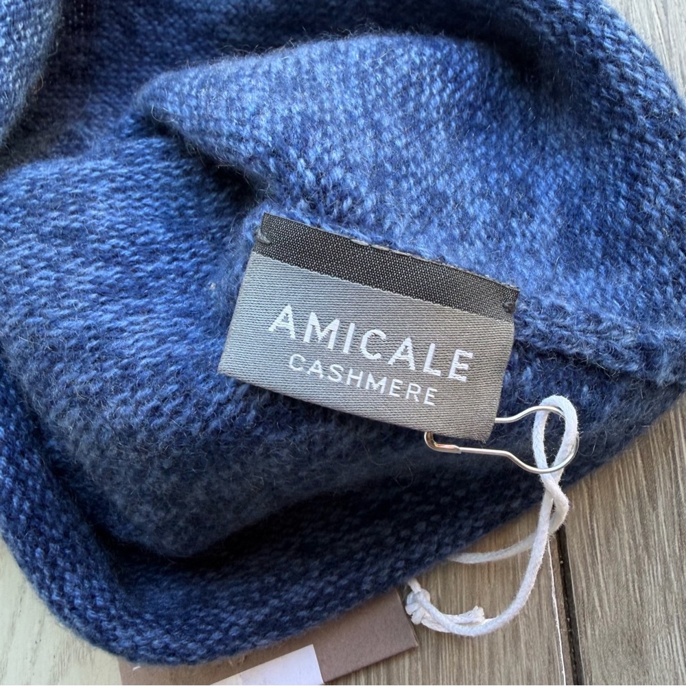 Amicale Cashmere Knit Two-Top Beanie - Picture 4 of 6